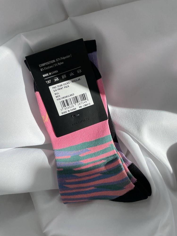 RAPHA Southern Hemisphere Pro Team Socks Size Regular Medium NWT - Graphic