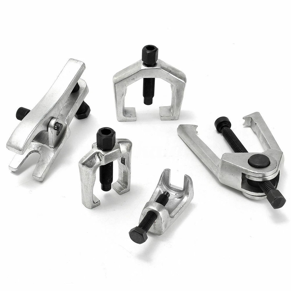 6Pcs Front End Service Tool Kit Pitman Arm Puller Ball Joint Tie Rod Remover Set