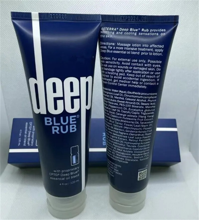 New 2PACK doTERRA Deep Blue Rub 4 oz - EXP：2028