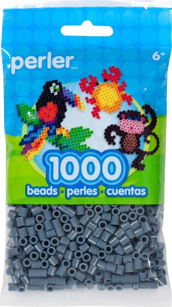 Perler Beads 1,000/Pkg-Slate Blue - 3 Pack