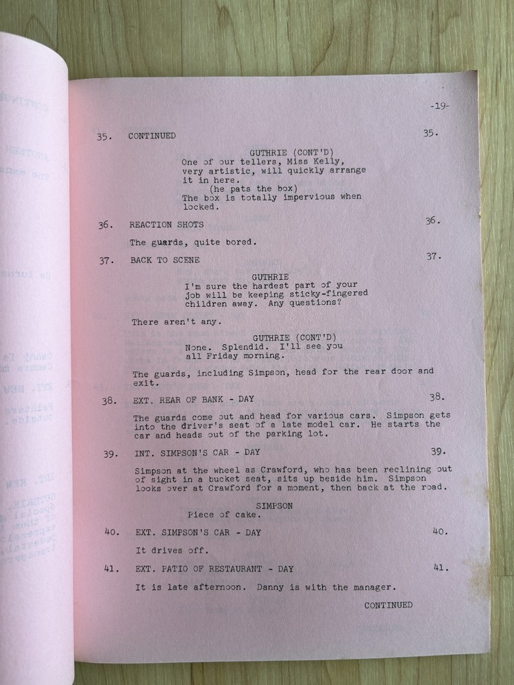 Hawaii Five-O 'Betrayal' Original Television Script Final Draft October 5, 1978