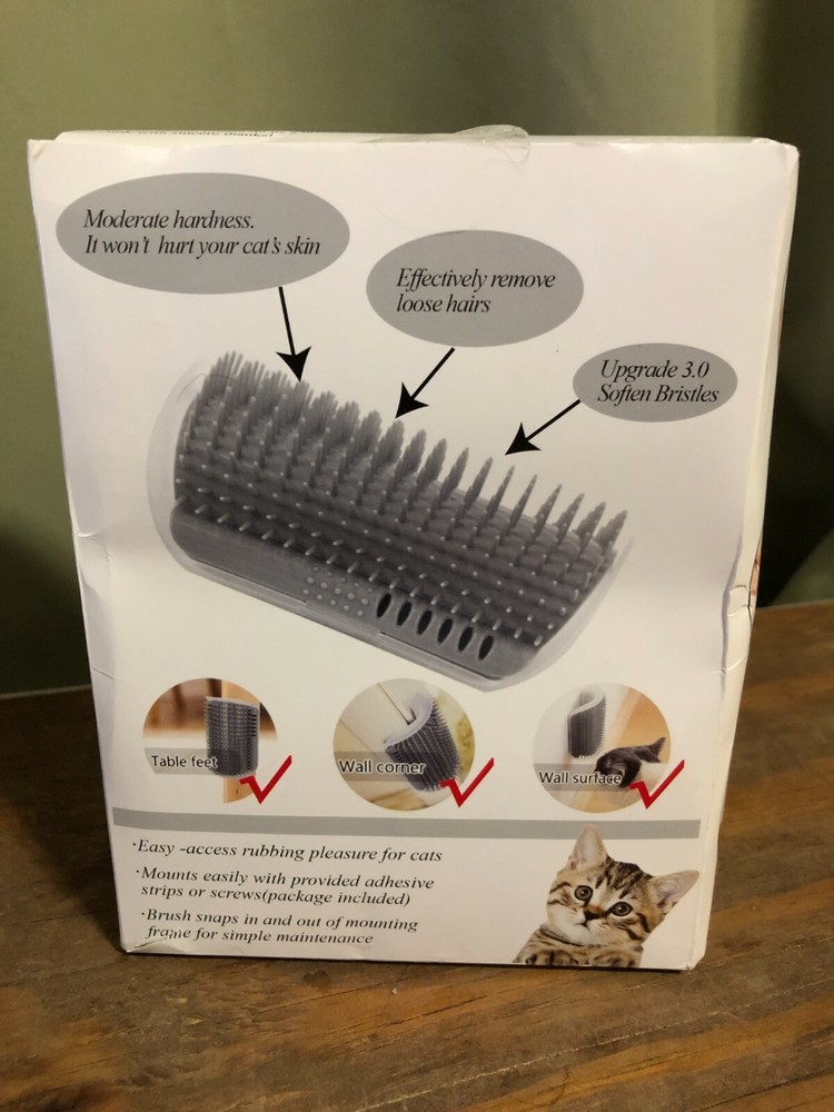 2 Pk Cat Self Groomer Kingtree Wall Massage Combs