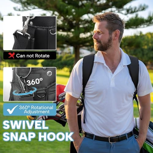 Golf Bag Shoulder Strap, Universal Golf Bag Strap Replacement Double Shoulder