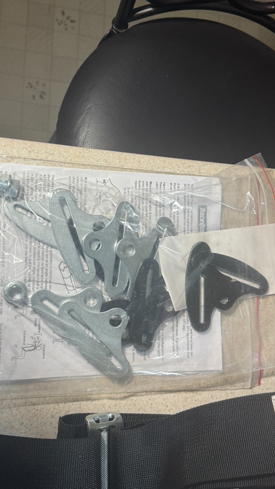 RaceQuip 711001 Racing 5 Point Harness SFI Certified Black Razor Drag Race IMCA