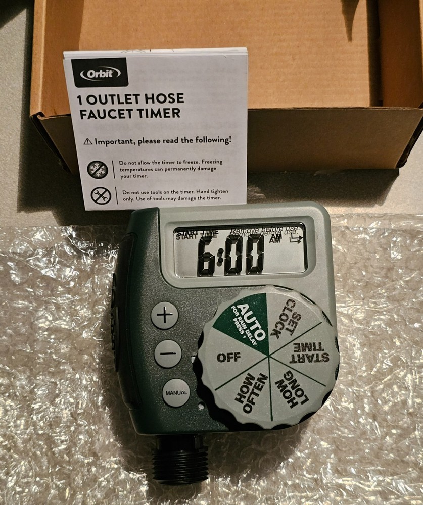 Orbit 62061Z Single-Outlet Hose Watering Timer -