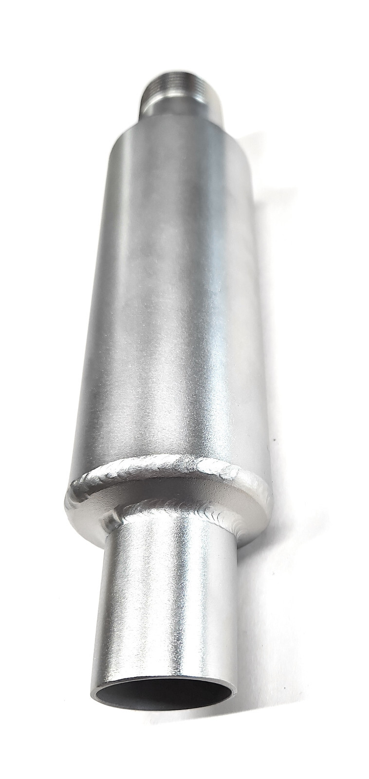 1" NPT thread Muffler 304 Stainless Steel 2" x 9" exhaust Flex tubig Compatible.