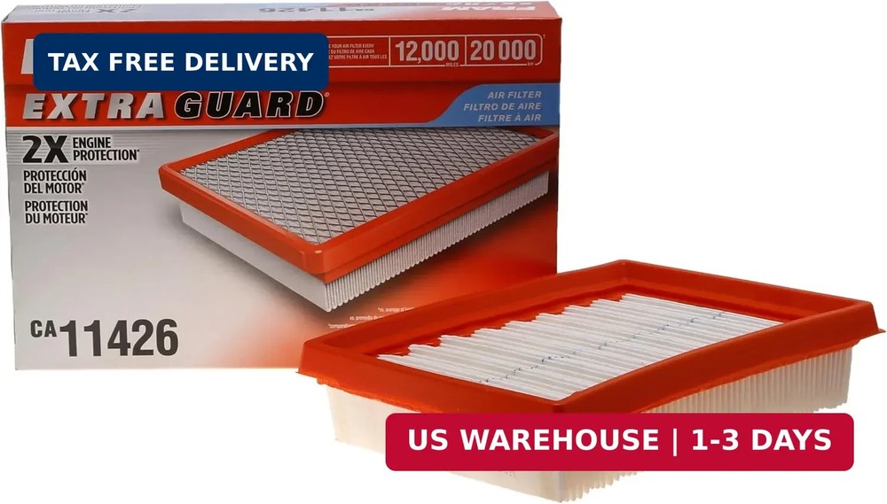 FRAM Extra Guard CA11426 Replacement Engine Air Filter for Select Toyota Models,