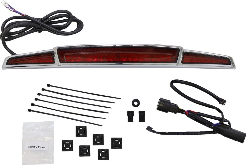 CIRO 40114 Trunk Light/Taillight - Chrome - Red