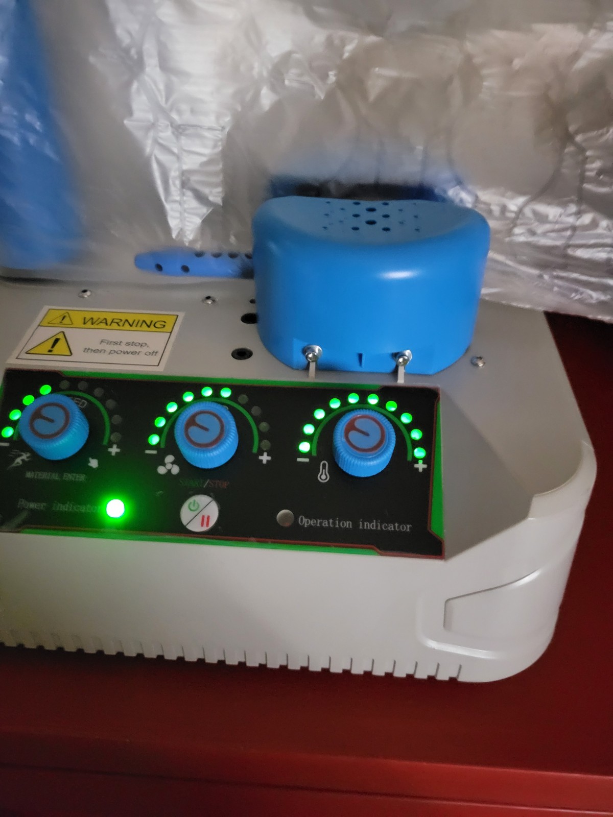 Non-Working Air Pillow Cushion Bubble Machine PARTS ONLY AS IS!!! READ