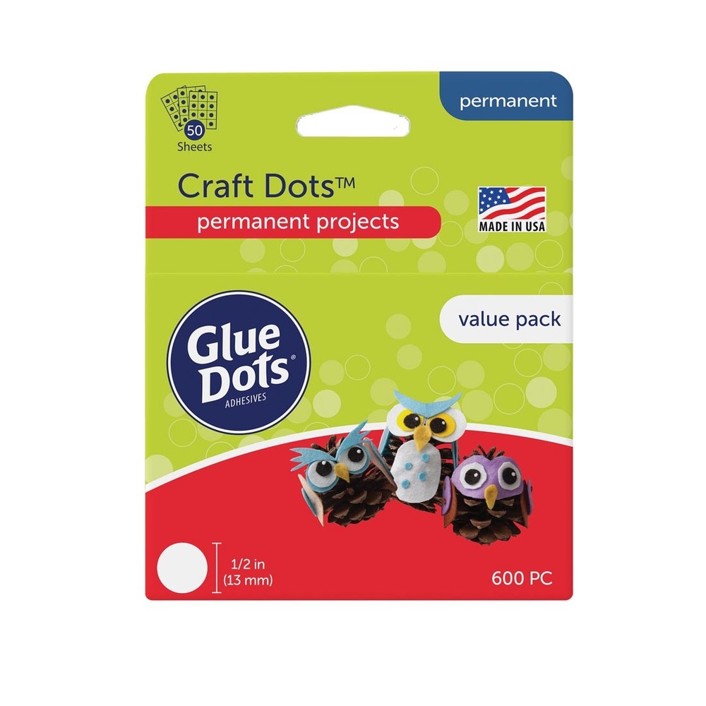 Craft Glue Dots 600-Count Package