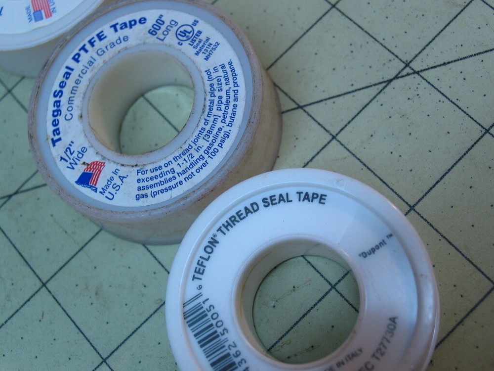 8 rolls Teflon Thread Sealing Tape, PTFE (1"+1/2" rolls)