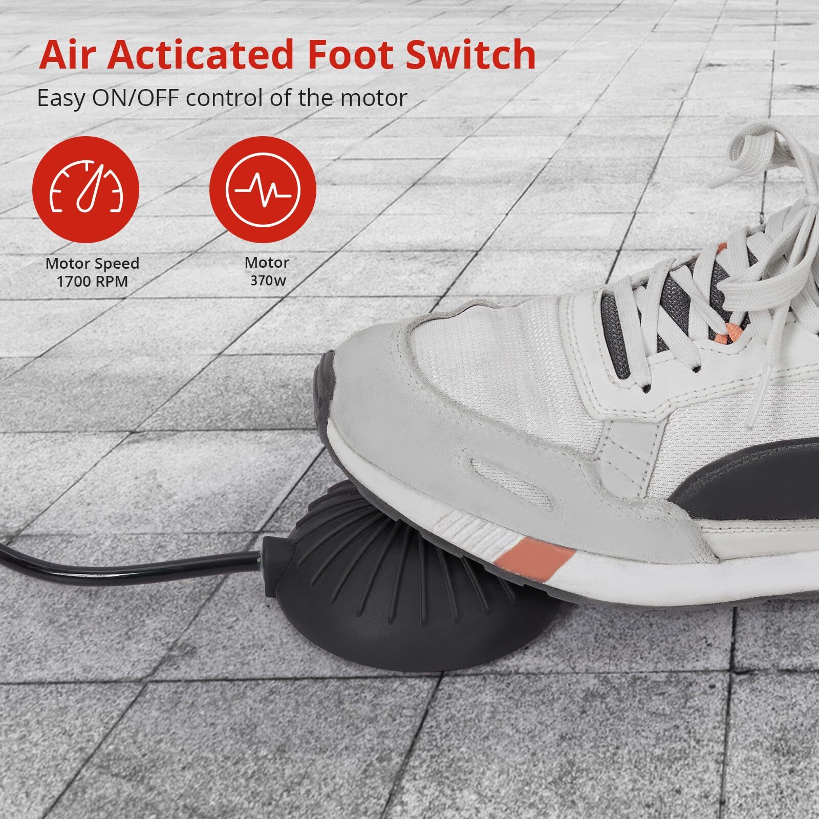 75Ft x1/2In Drain Cleaner Electric Sewer Snake Cleaning Machine Auger Auto Feed