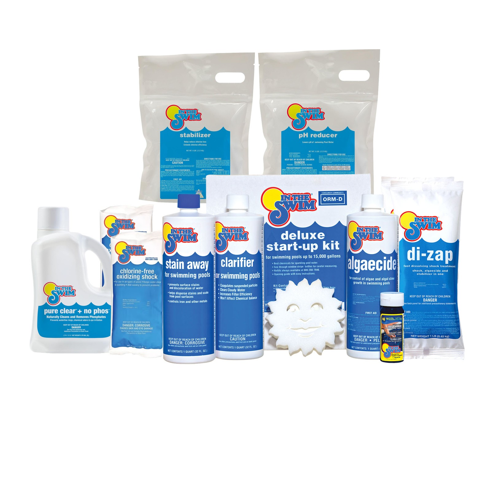 In The Swim Saltwater Pool Opening Kit - Start Salt Pools Right & Reduce Early