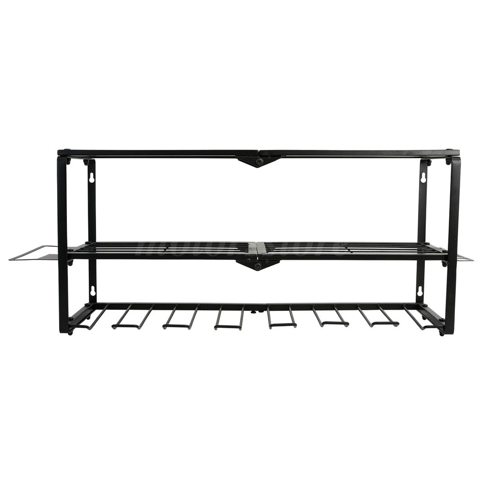 Heavy Duty 26" Power Tool Organizer Drill 3-Layer Holder Wall Mount Storage Rack