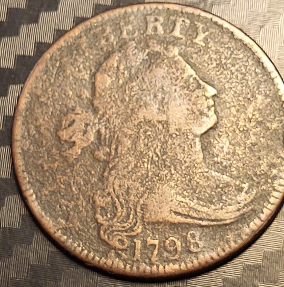 1798 DRAPED BUST LARGE CENT S-157
