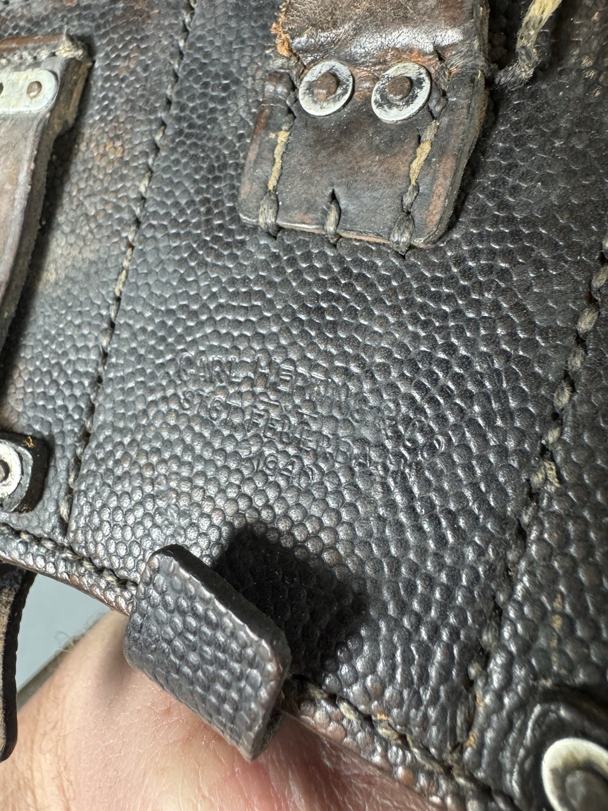 ww2 matched looking pair of k98 pouches BG148