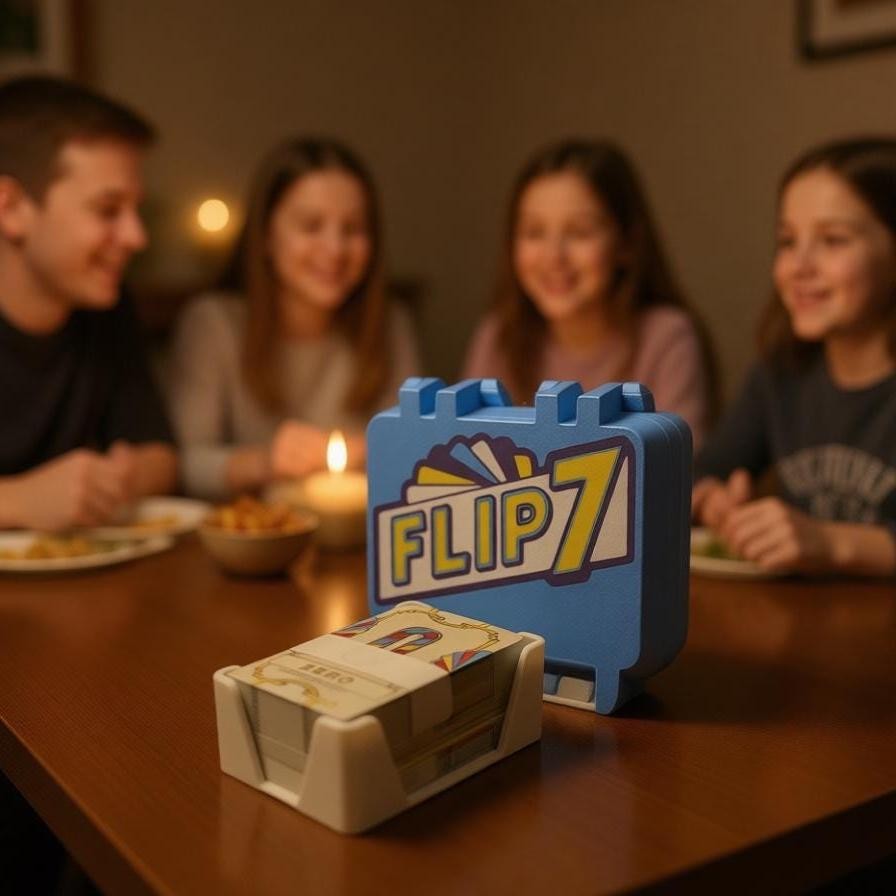 Flip 7 Game 3D Printed Storage Box