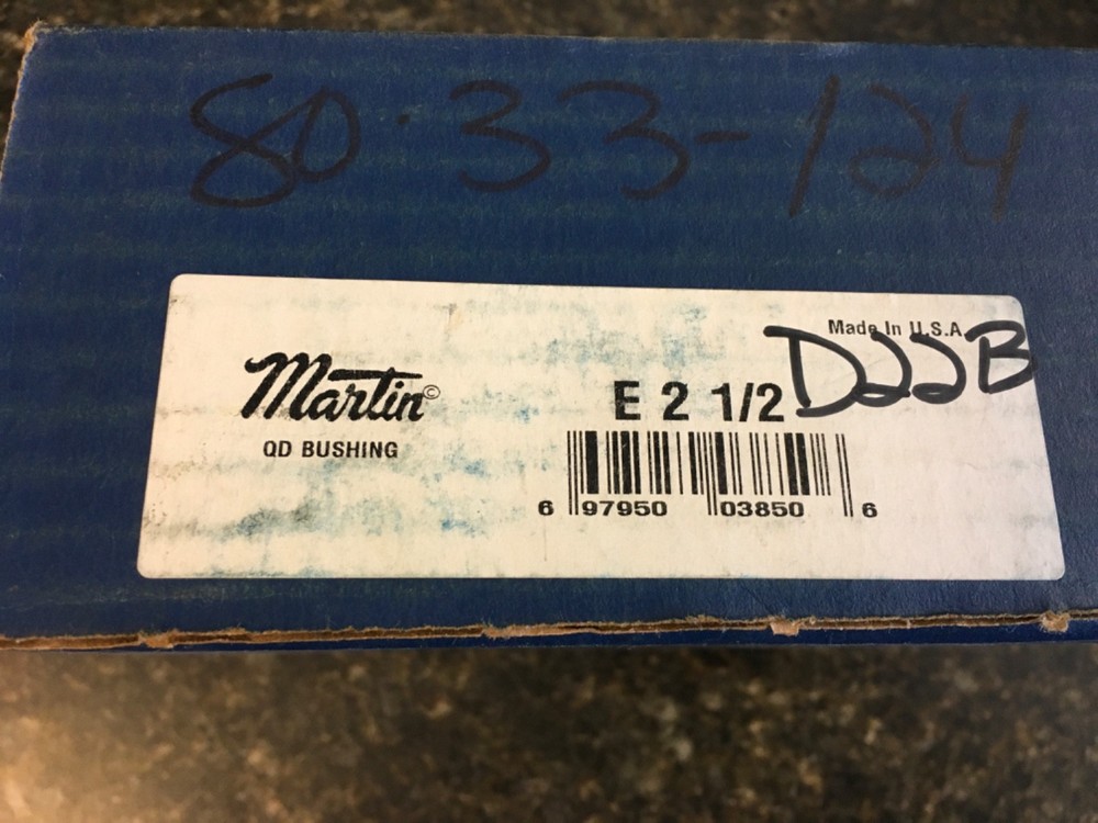 MARTIN E 3 1/2 QD BUSHING E312 *NEW* (KB)