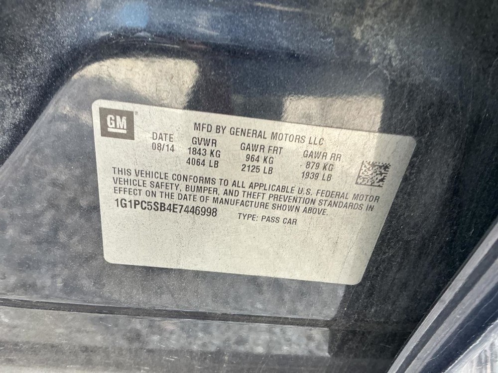 CRUZE 2014 Glove Box 4924864
