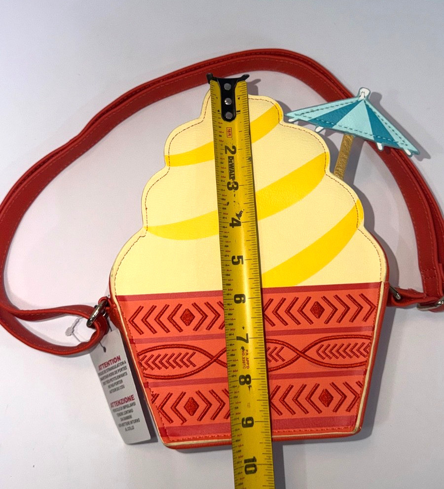 NEW Disney Parks Pineapple Dole Whip Crossbody Bag Purse Tiki Drink Umbrella NWT
