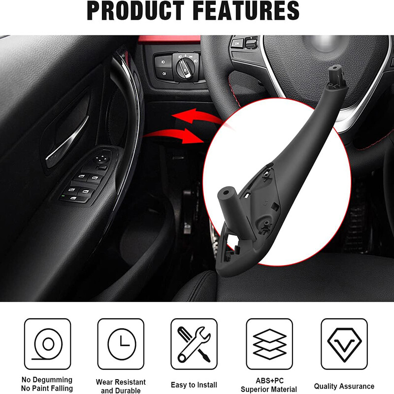 2 x Interior door pull handles For BMW F32/F33/F36/F82/F83 2014-2017