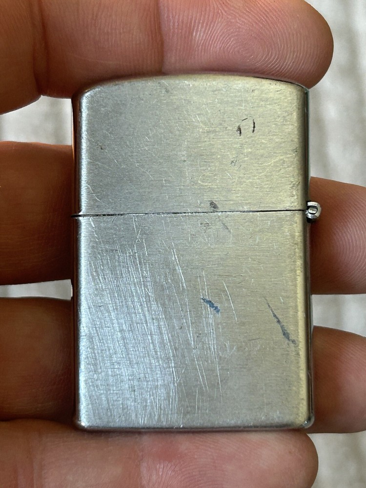 Continental Personalized Brushed Chrome Cigarette Lighter