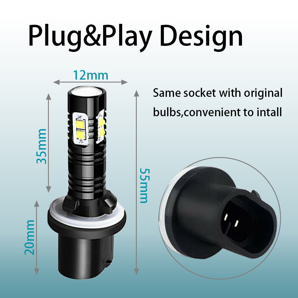 4x LED Headlights Combo Bulbs For Arctic Cat 0609-252 0609-251 High Low Beam Kit