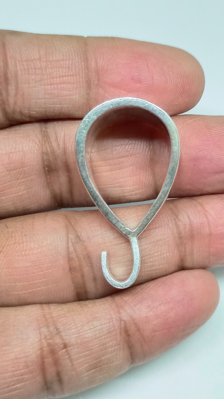 New XXX Huge Thick Solid Open Loop Bail 925 Sterling Silver Findings Repair 35mm