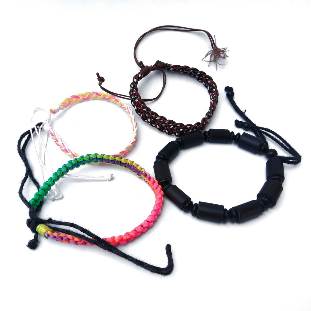 3Pcs Waxed Polyester Cord, 5.5 Yard 2mm Wax Bead Thread String, Yellow