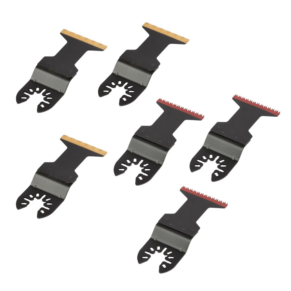 35PCS Multitool Blades 7 Type Titanium & HCS Oscillating Tool Blades Combination