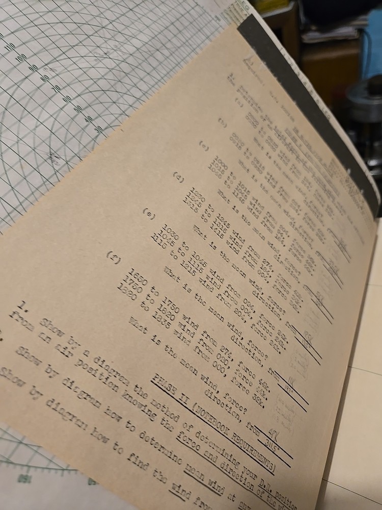 Vintage Air Navigation Notebook