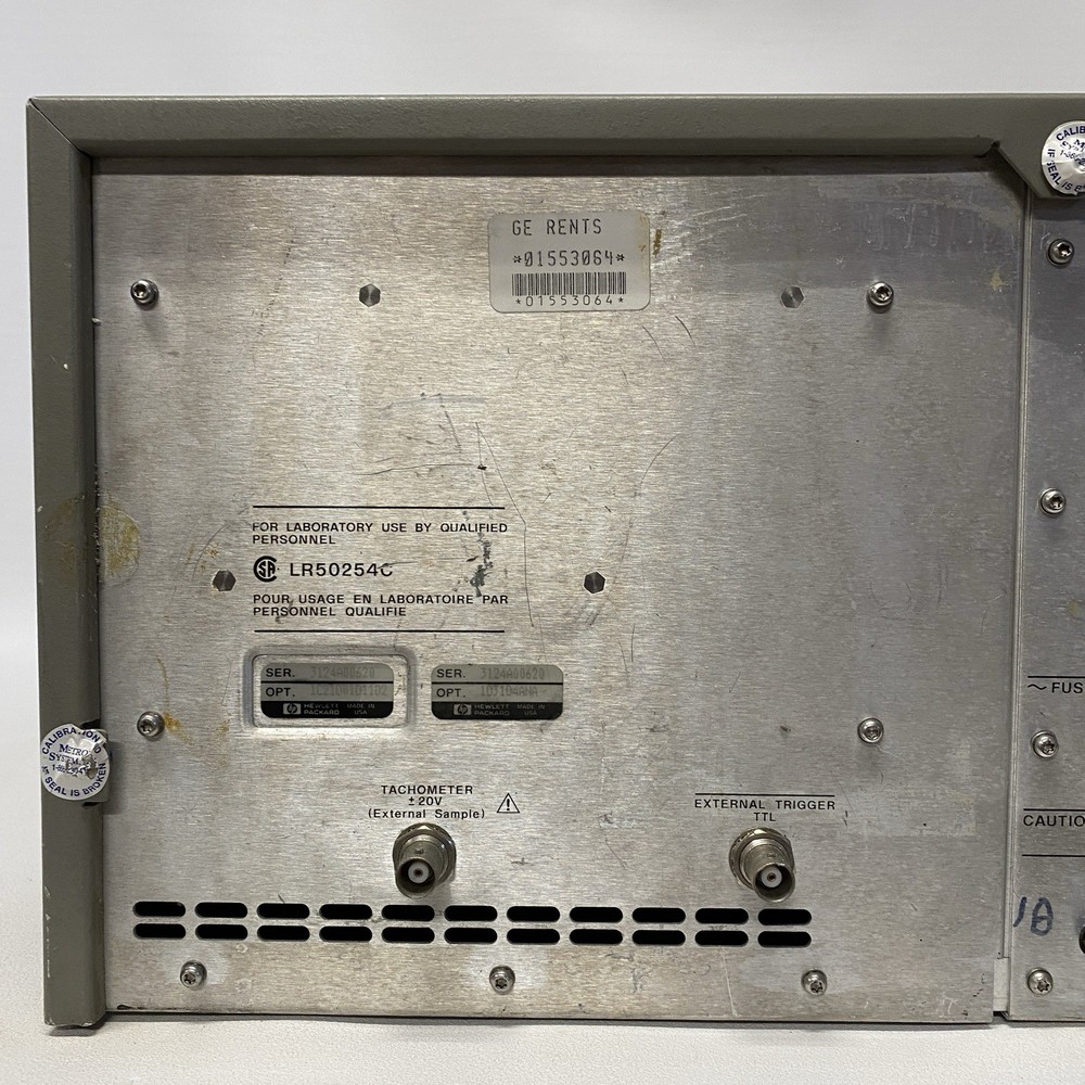HP 35665A Dynamic Signal Analyzer Pre Owned. Read RS18
