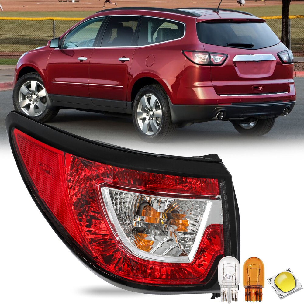 Tail Light For 2013-2017 Chevy Traverse Left Driver Side Outer w/ Bulbs