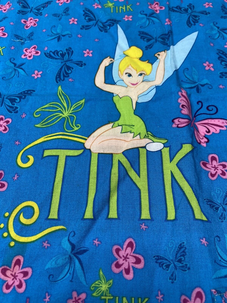 Tinkerbell Handmade Pillowcase Double Sided With Ruffle