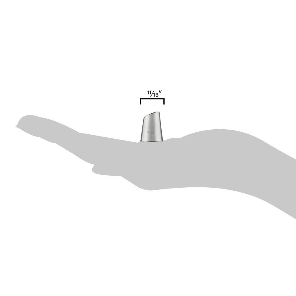 Decorating Ruffle Tip #403 - U-shaped tip for creating ribbons bows scallops ...