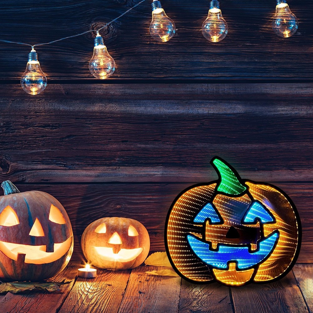 Elumina Decor Pumpkin Jack O Lantern