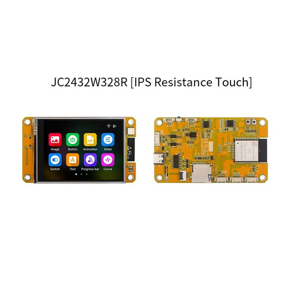 Development Board, 2.8 Screen, IPS, Resistives -, Wi-Fi, 3601