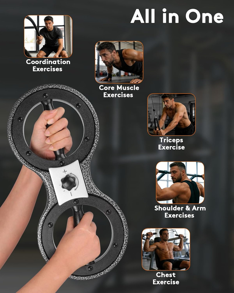 360° Rotating Burn Machine - Advanced Arm and Shoulder Workout Trainer