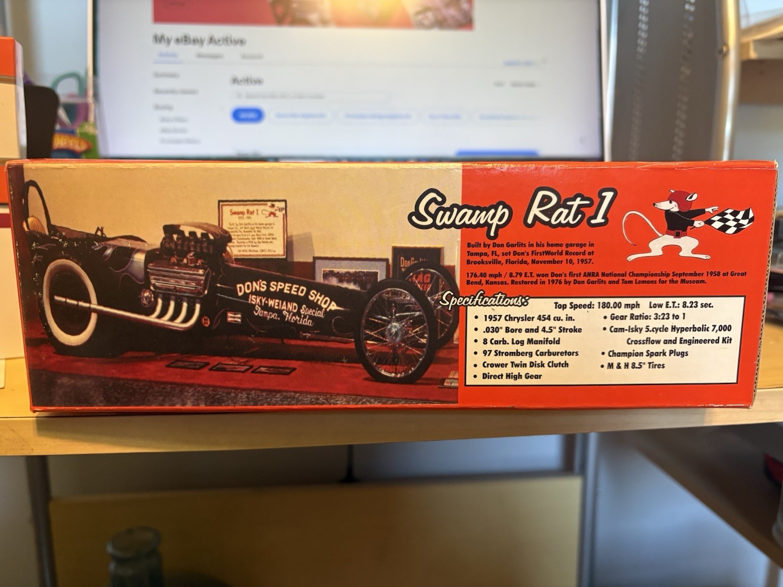 GMP Big Daddy Don Garlits Swamp Rat 1 1957 1/18 1957 Worlds Fastest Dragster