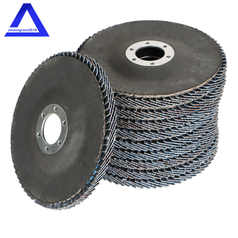 100Pack 4-1/2"×7/8'' 40 Grit T29 Premium Zirconia Flap Disc Sanding Grinding