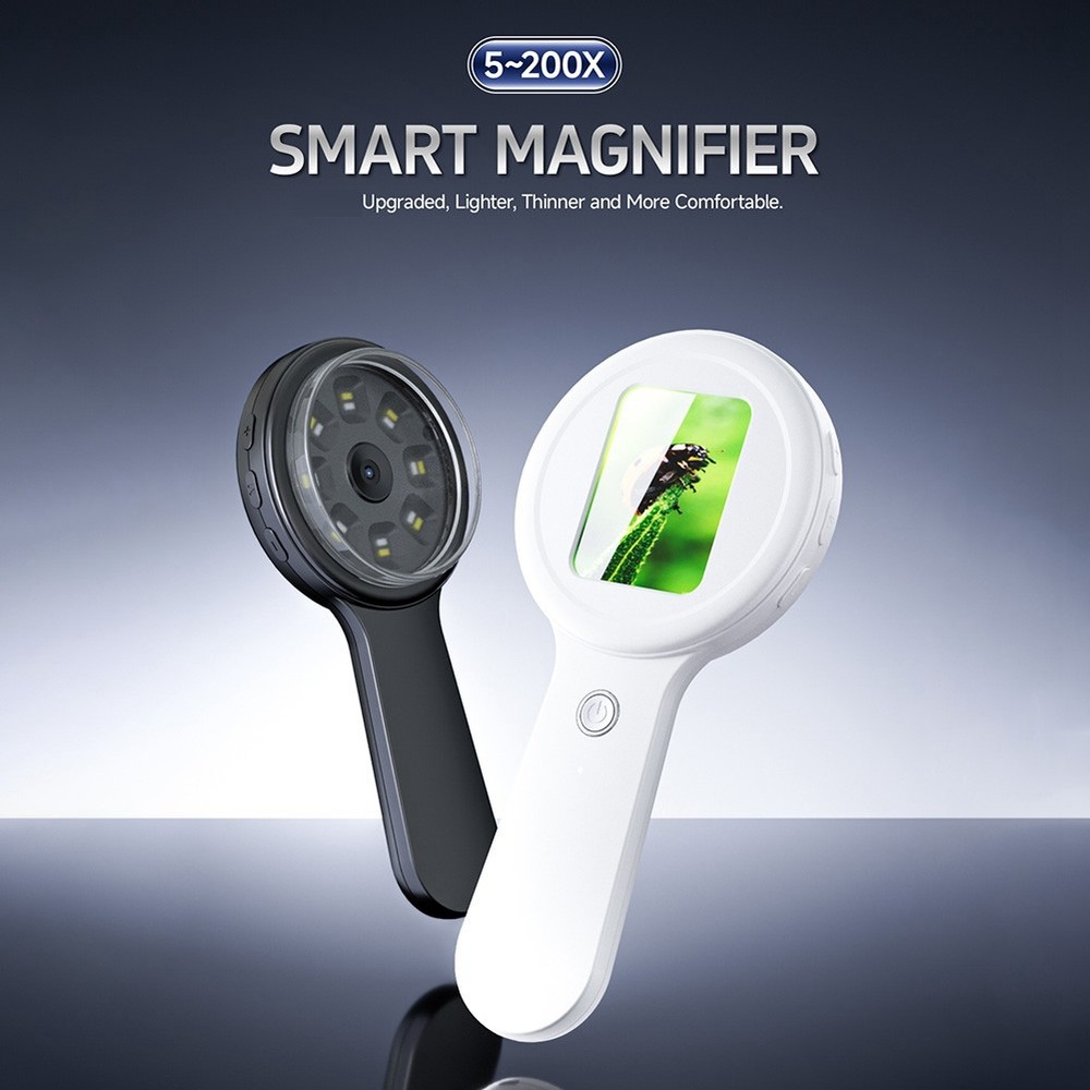 Handy digital microscope with 200x magnification, image stabilization 1496
