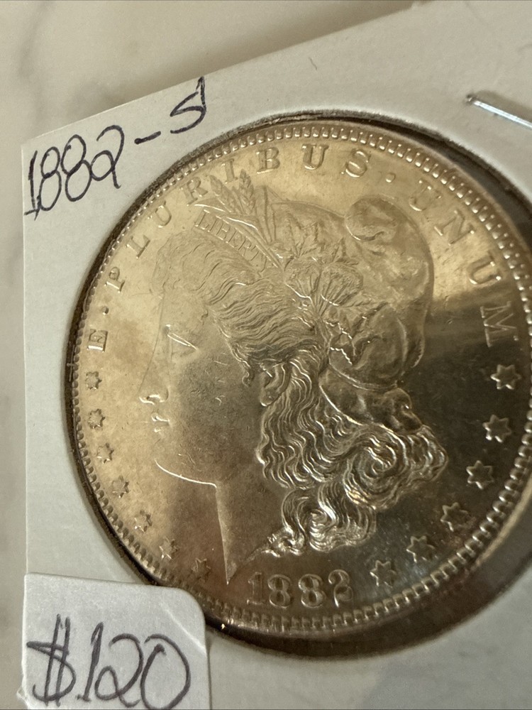 1882-S Morgan Silver Dollar