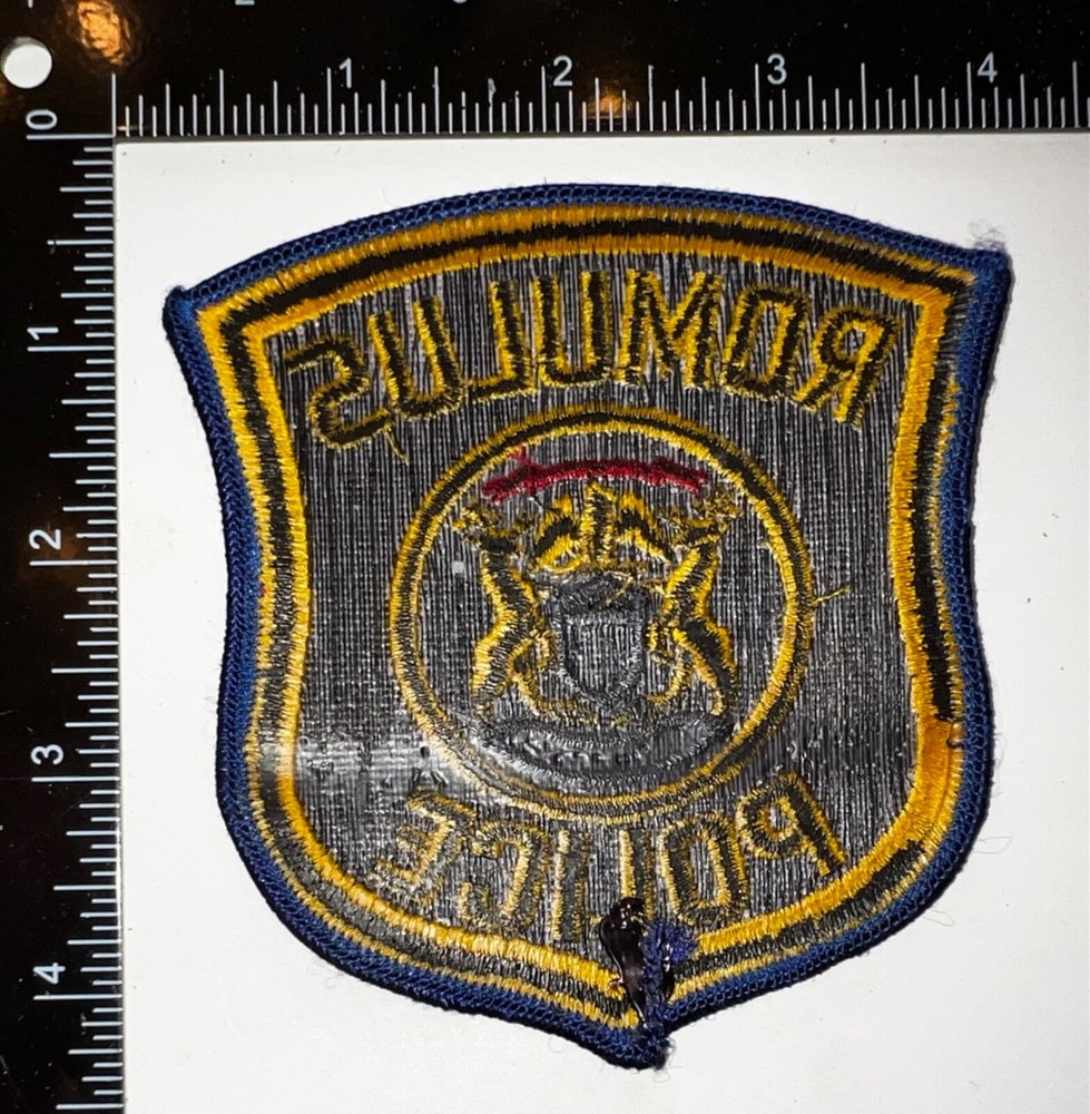 Romulus Michigan MI Police Department Patch