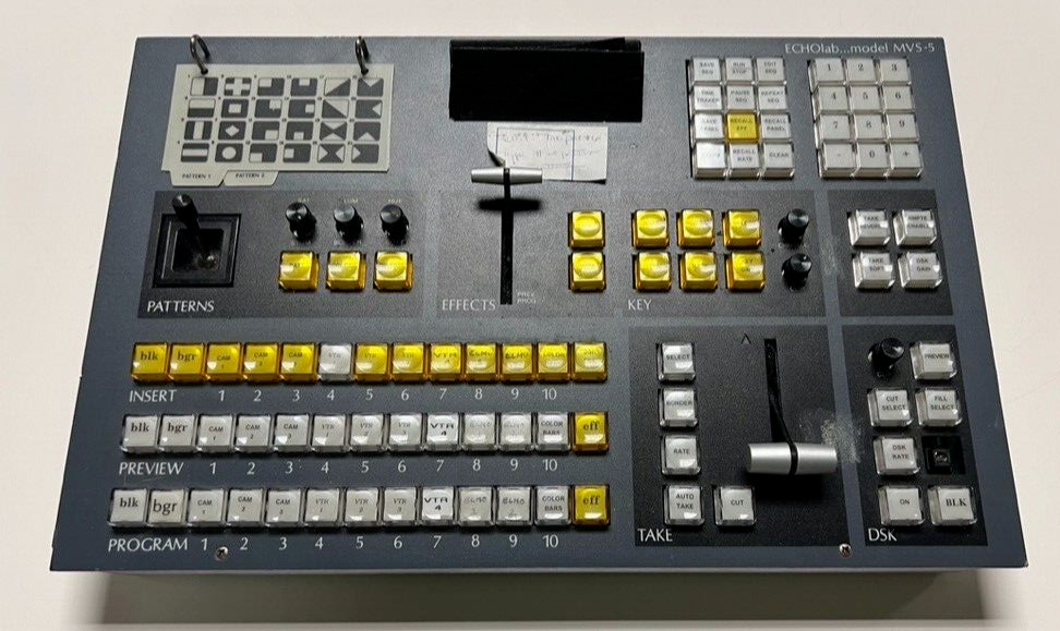 Echolab Model MVS-5 Production Control Panel