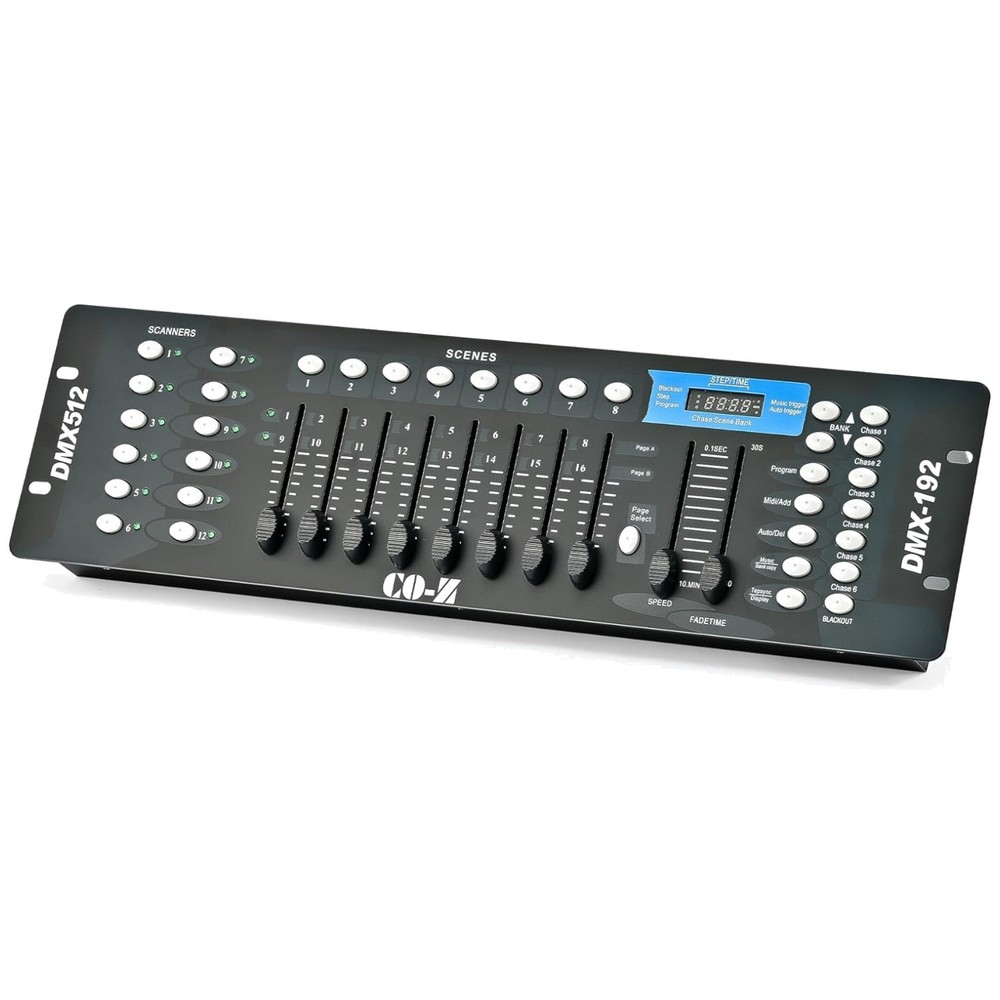 192 DMX Stage DJ Light Controller - Ultimate Mixer for Stunning Light Shows