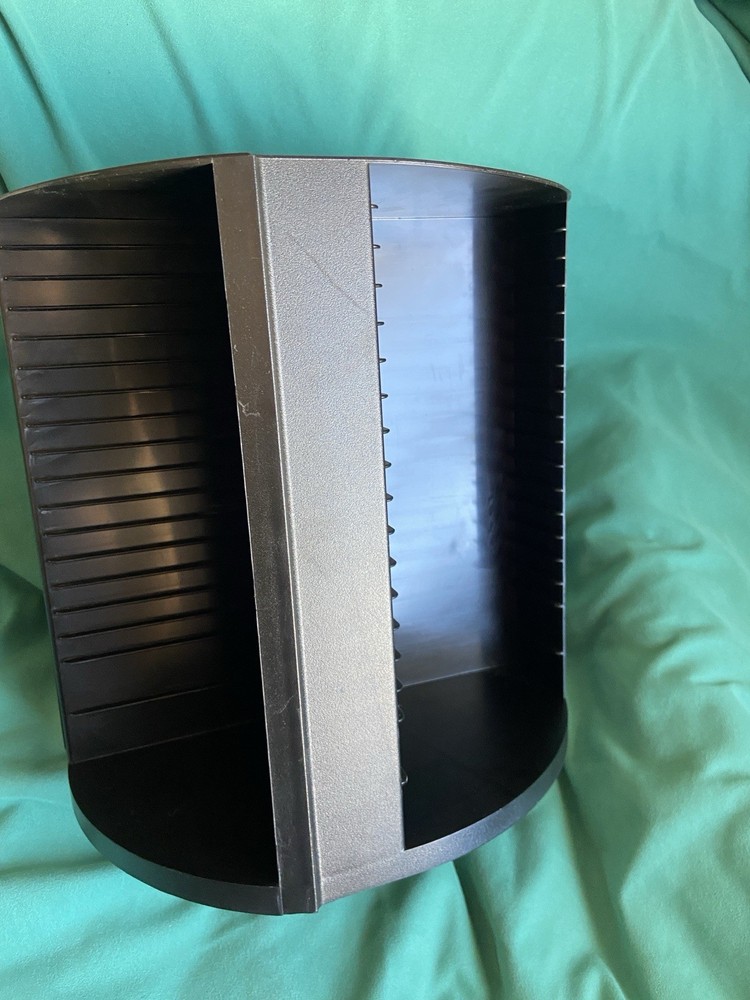 Laserline 80 CD Storage Tower Carousel Spinner Holder Rack Broken Piece