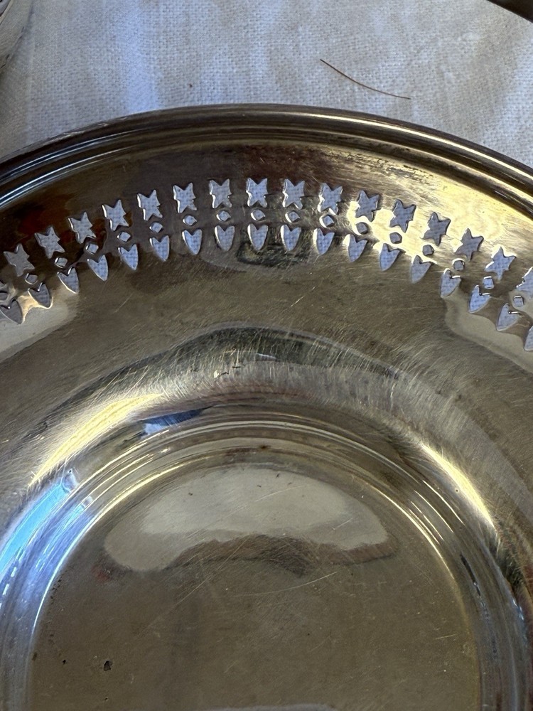 Silverplate trinket dish lot x5