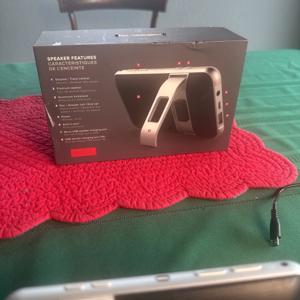 TUMI Portable Bluetooth Speaker