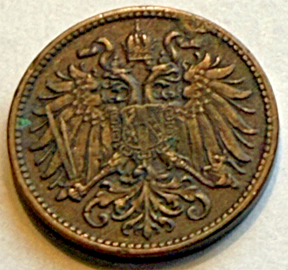 1899 Austria-Hungary 2 Heller