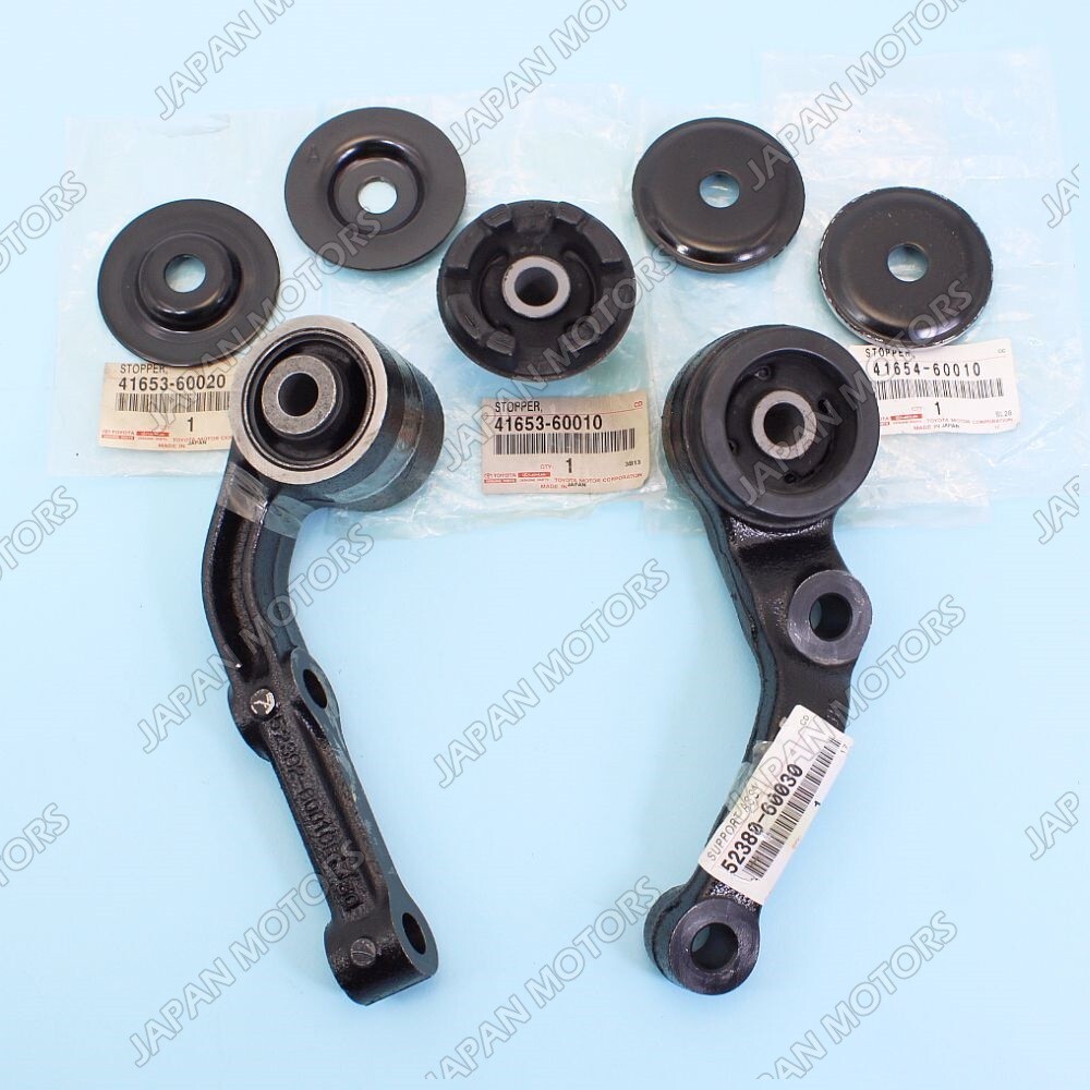 💯 OEM Toyota Land Cruiser Lexus LX470 Front Differential Bushing & Support Kit